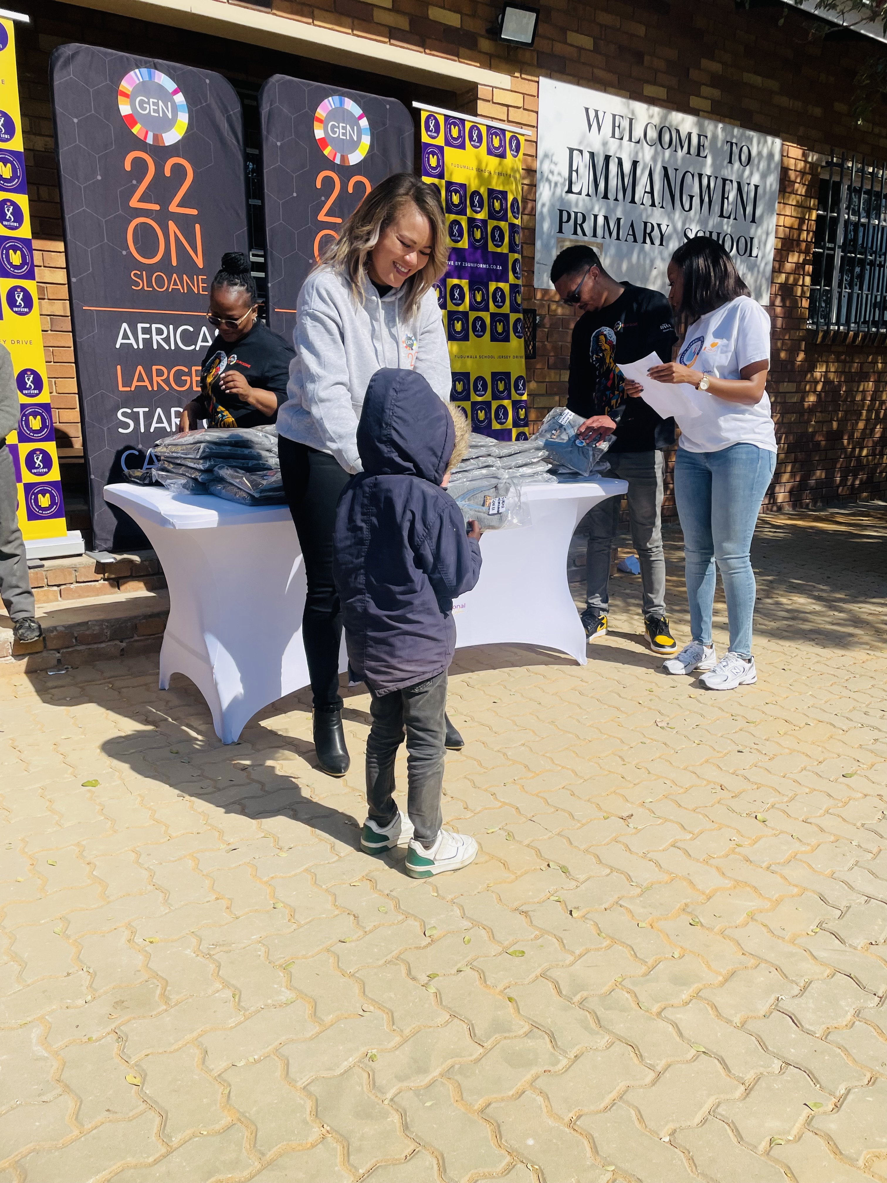 Fudumala team at 22 on Sloane event spreading the word