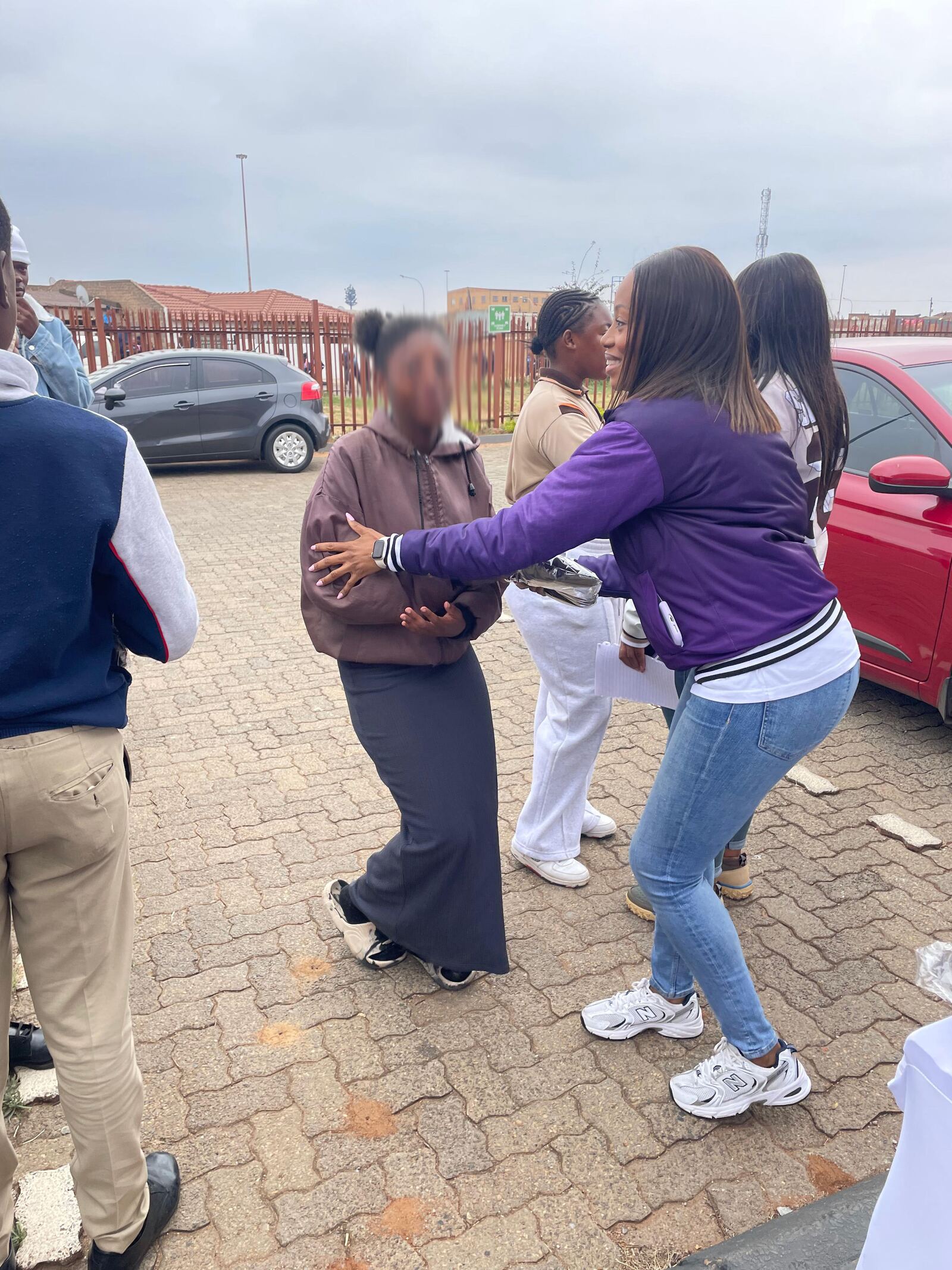 The Fudumala team arriving at Masisebenze Comprehensive School for the handover, 27 August 2026